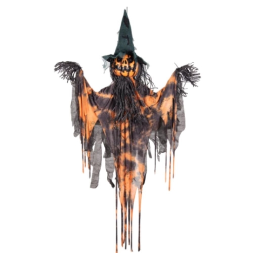 Pumpkin Witch Alex Animated Hanging 1.9m Ea