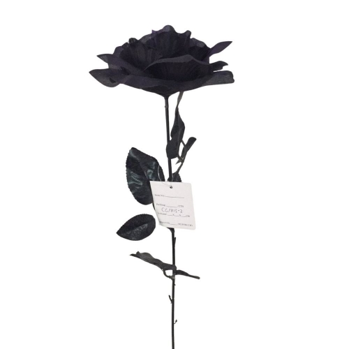 Rose Black 65cm Ea