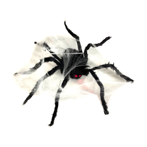 Spider with Web Animated 80cm Ea LIMITED STOCK