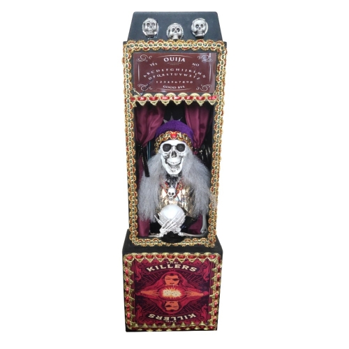 Fortune Teller Skeleton Bec with Light 50cm Ea LIMITED STOCK