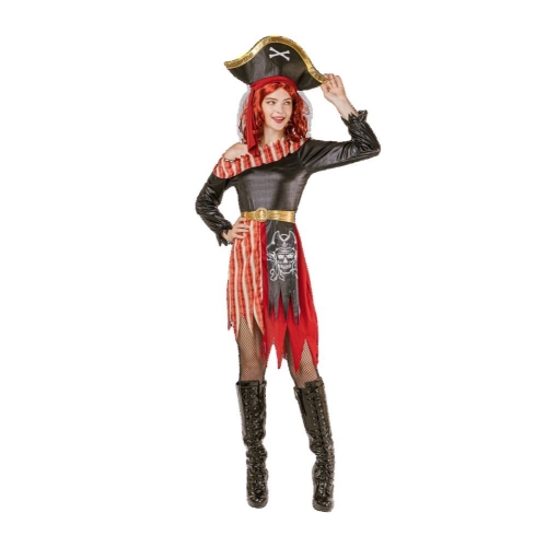 Costume Pirate Lady Skull and Crossbones Adult Large Ea