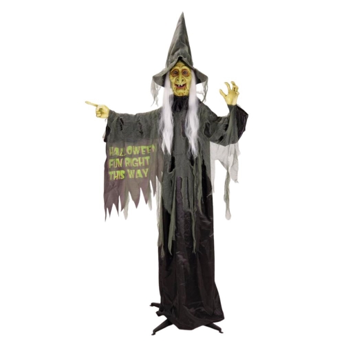 Witch Belinda Animated Standing 1.8m Ea