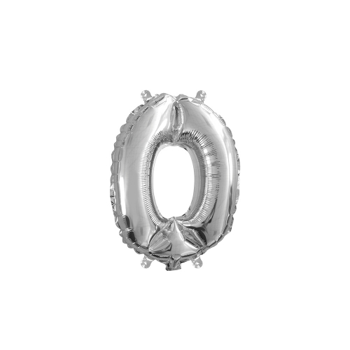 Balloon Foil Megaloon Mini 35cm 0 Silver ea