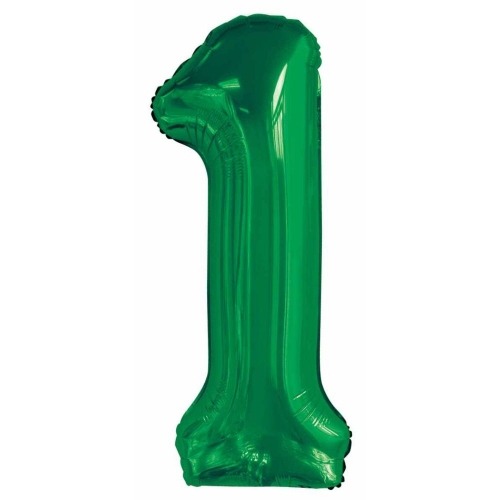 Balloon Foil Megaloon 86cm 1 Green Ea