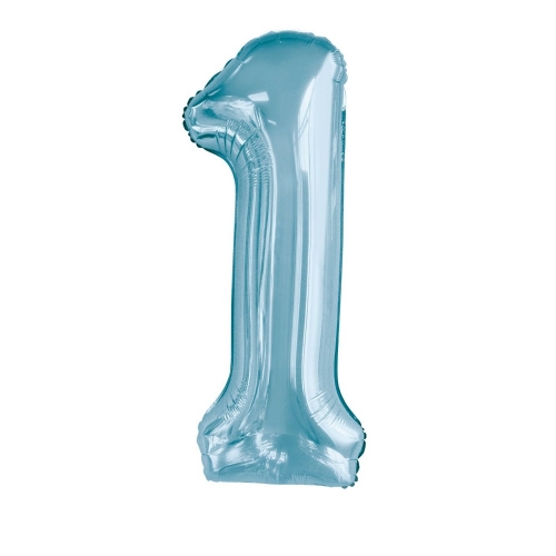 Balloon Foil Megaloon 86cm 1 Light Blue Ea