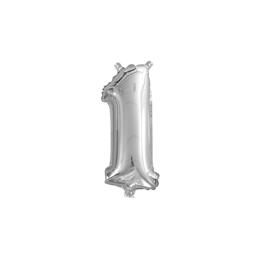 Balloon Foil Megaloon Mini 35cm 1 Silver ea