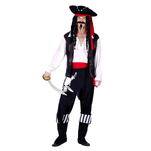 Costume Pirate Captain Adult Large Ea