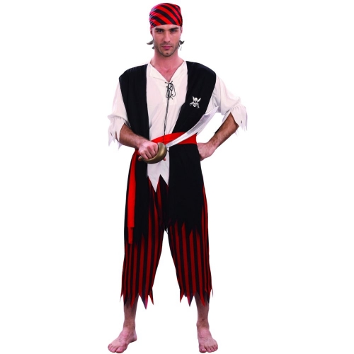 Costume Pirate Adult Medium Ea