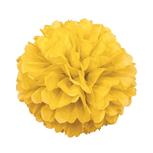 Puff Ball 40cm Sunflower Yellow ea