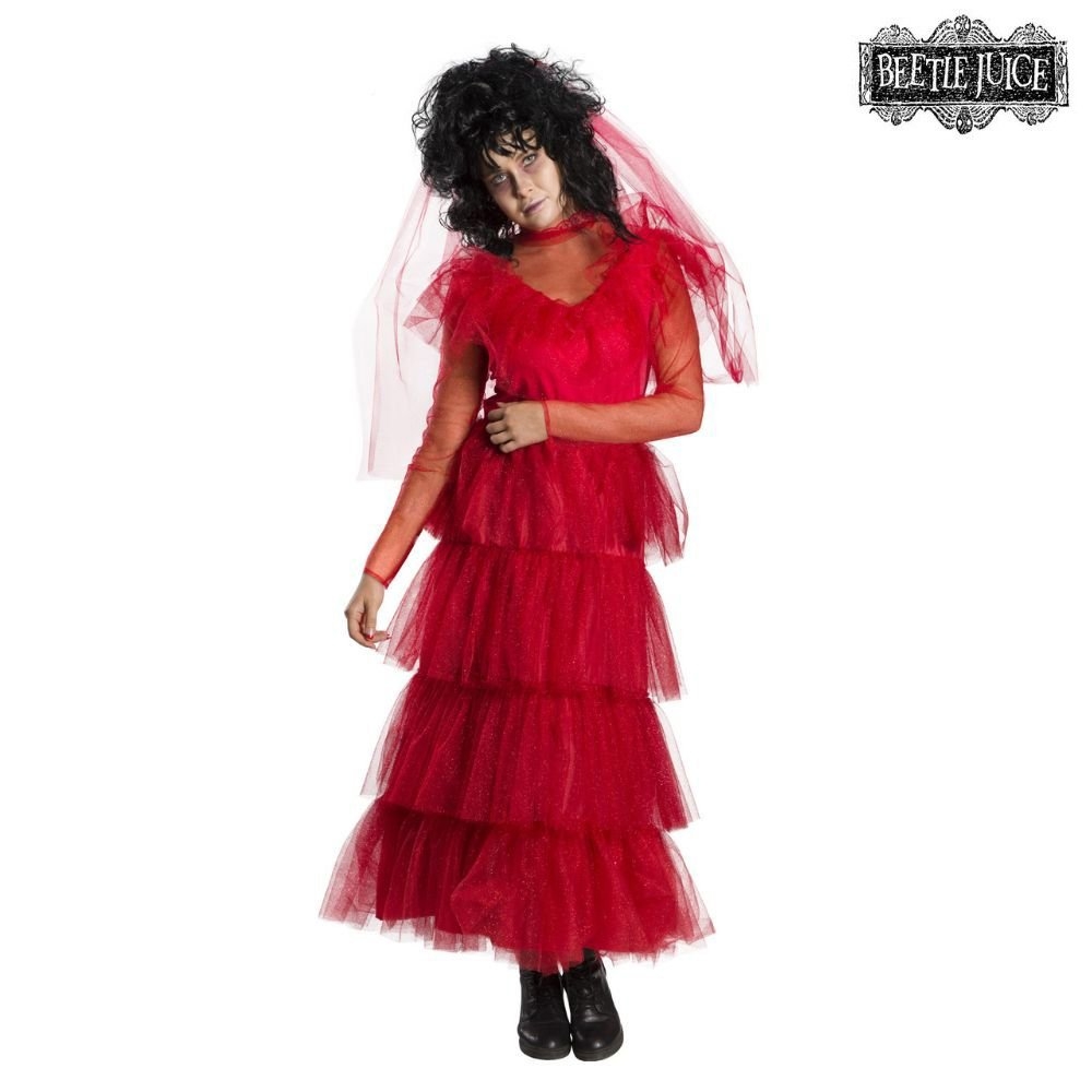 Costume Beetlejuice Lydia Wedding Dress Adult Medium Ea