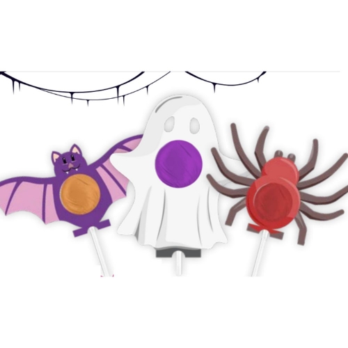 Candy Halloween Pop Tag Pk 5