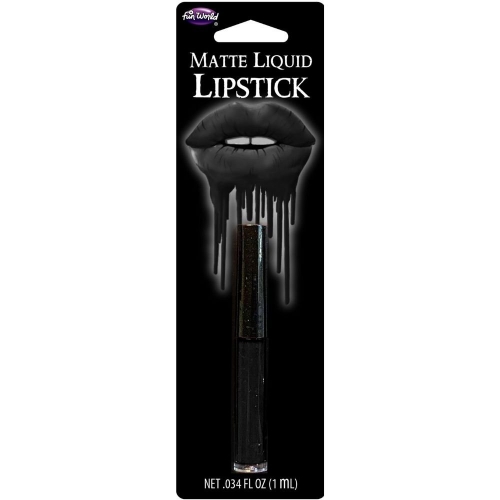 Lipstick Black Matte Liquid 1ml Ea