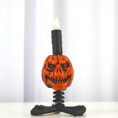 Candle Pumpkin Light Centerpiece 28cm Ea LIMITED STOCK