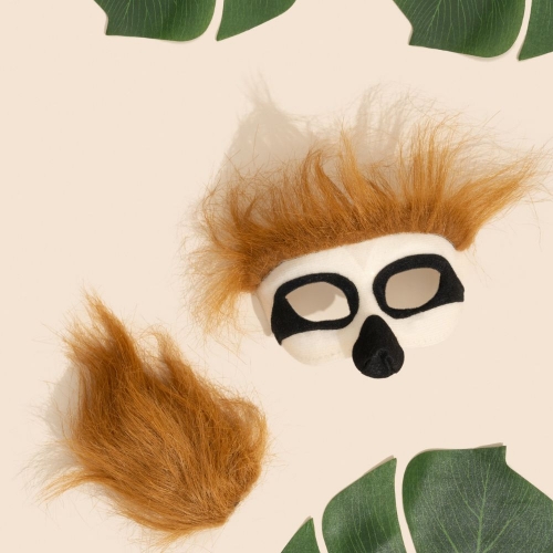 Animal Mask and Tail Set Sloth Deluxe Ea