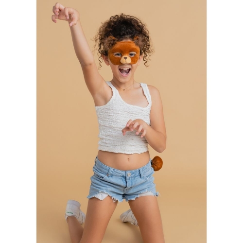 Animal Mask and Tail Set Bear Deluxe Ea