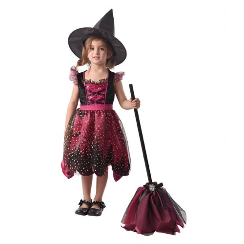 Costume Witch Pink Sparkle Toddler Ea