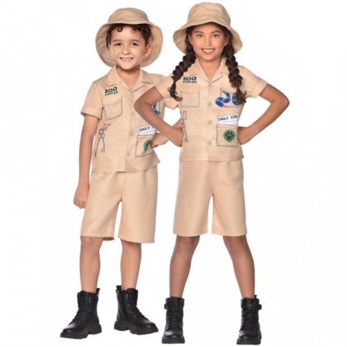 Costume Zoo Keeper Child Medium Ea