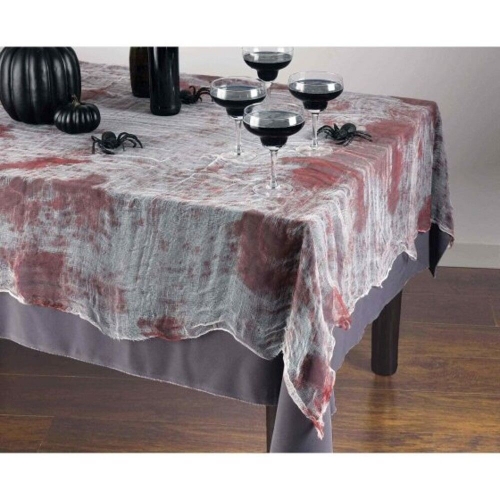 Bloody Gauze Tablecover 1.52m x 2.13m Ea