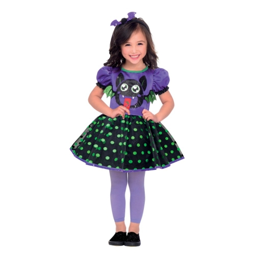 Costume Bat Cheeky Girl Toddler Medium Ea